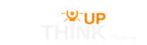 Logo Think UP Marketing Fundal Inchis Transparent 207x64